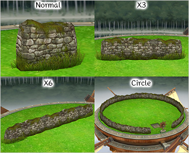 Moss Stone Wall